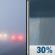 Today: Patchy Fog then Chance Rain Showers